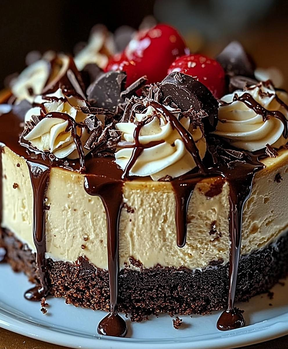 Hot Fudge Sundae Cheesecake