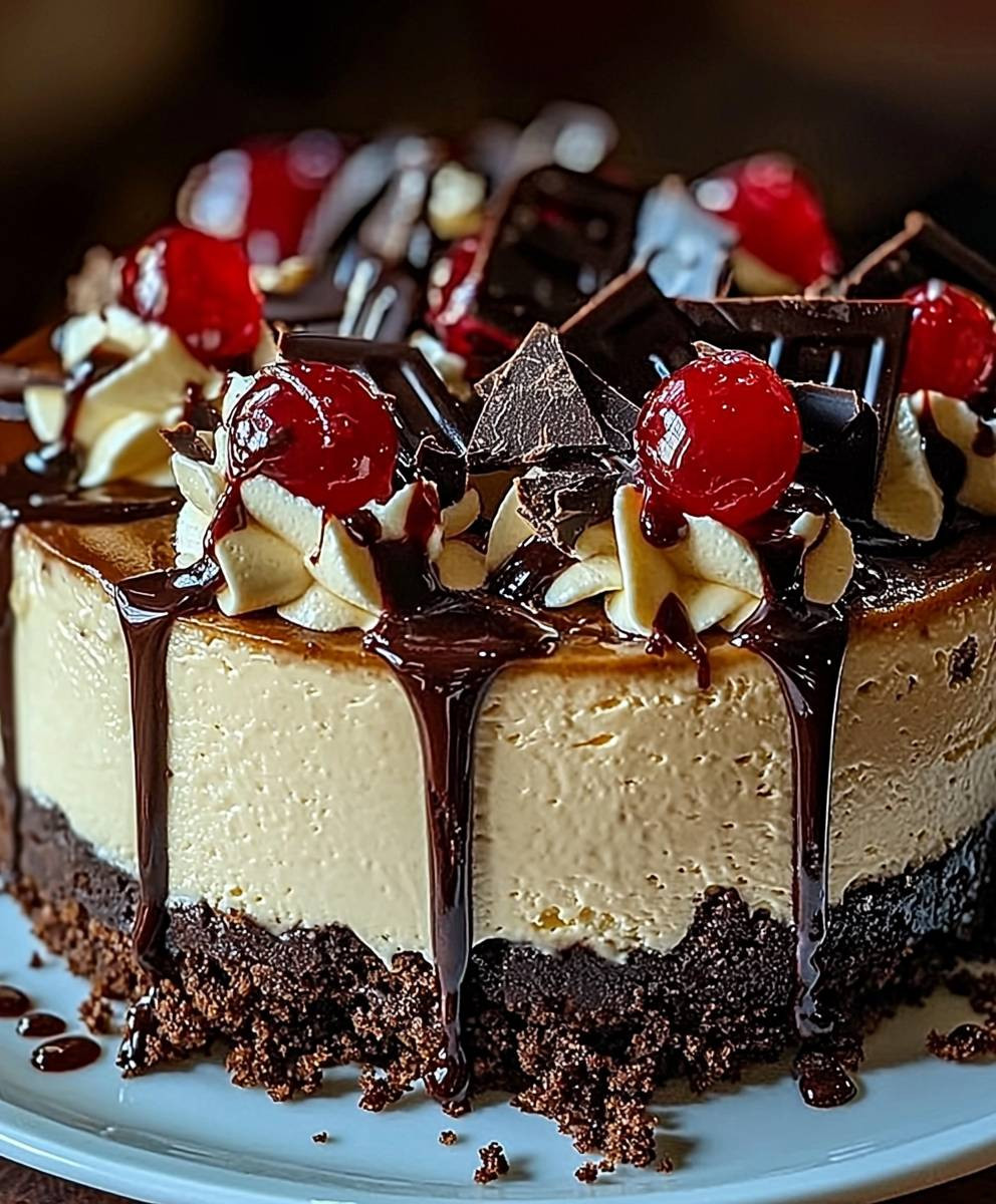 Hot Fudge Sundae Cheesecake