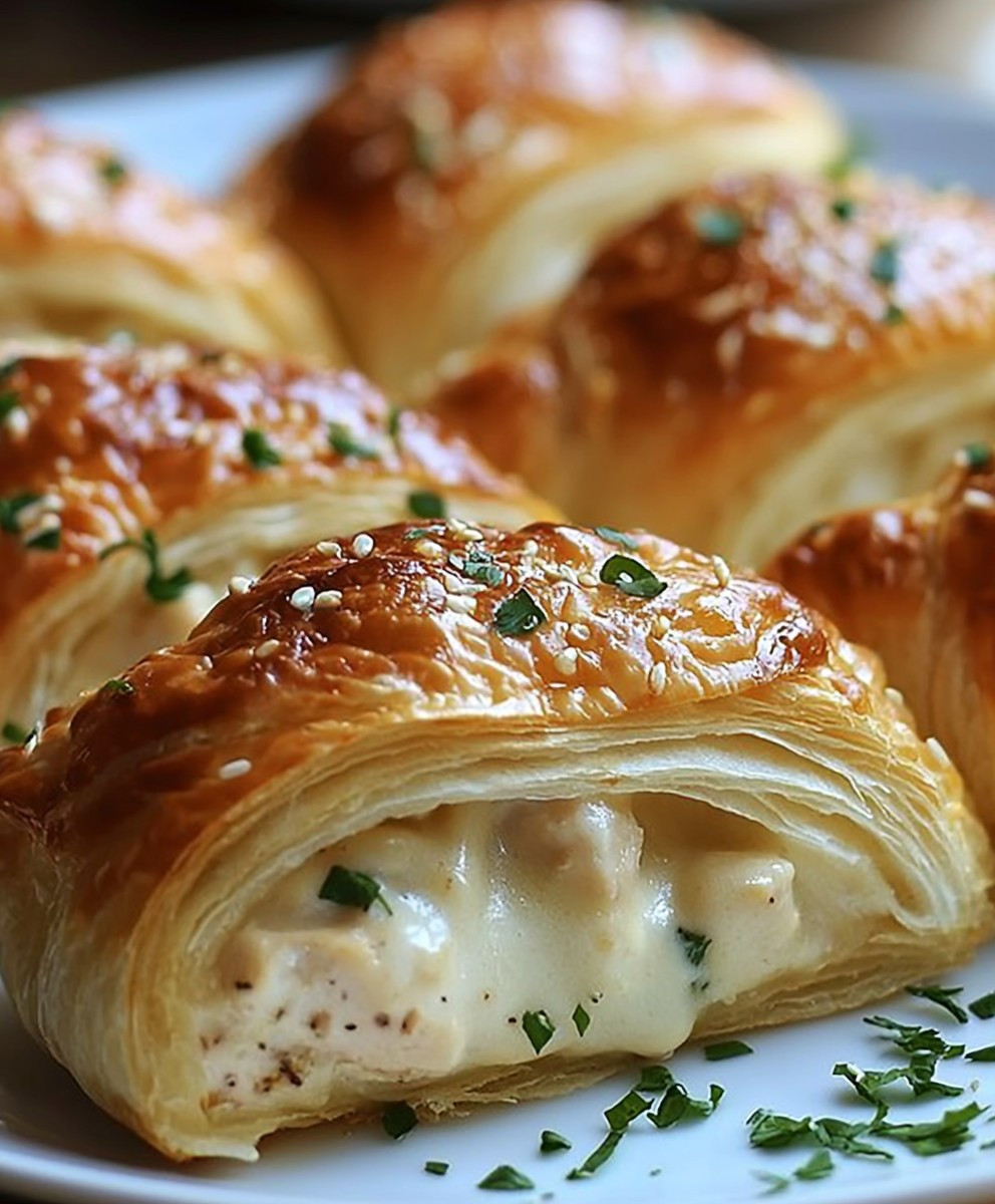Chicken Alfredo Crescents