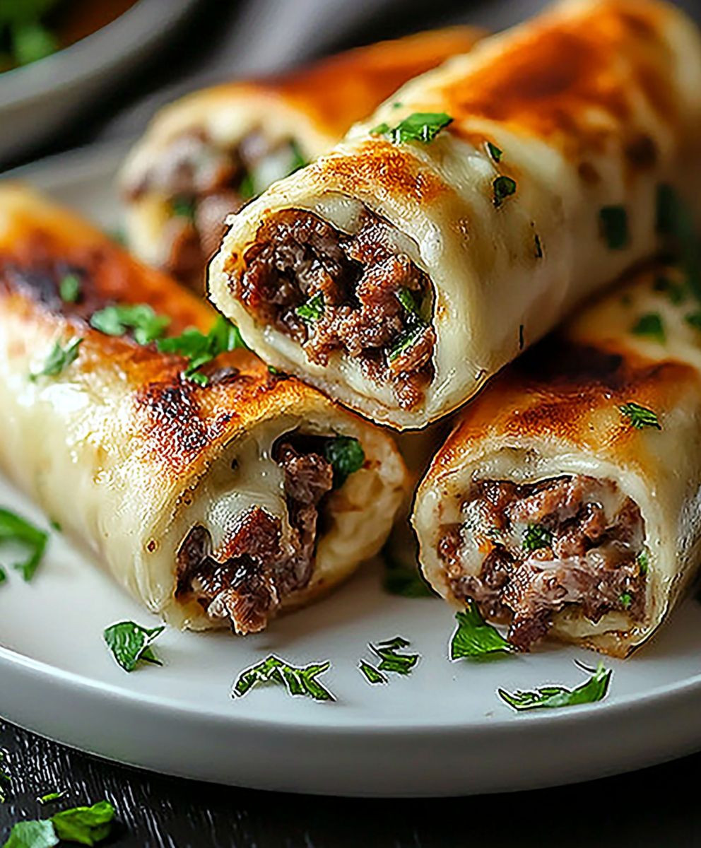 Keto Philly Cheesesteak Roll Ups