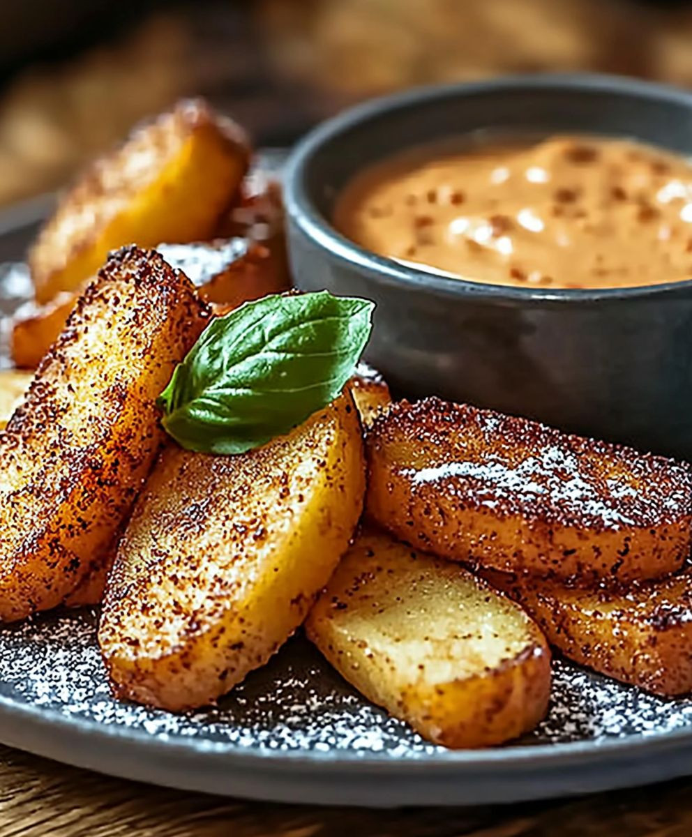 Air Fried Apple Wedges