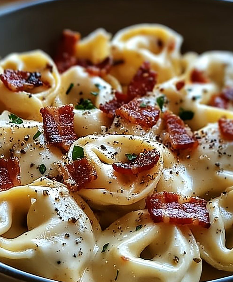 Bacon Cream Cheese Tortellini