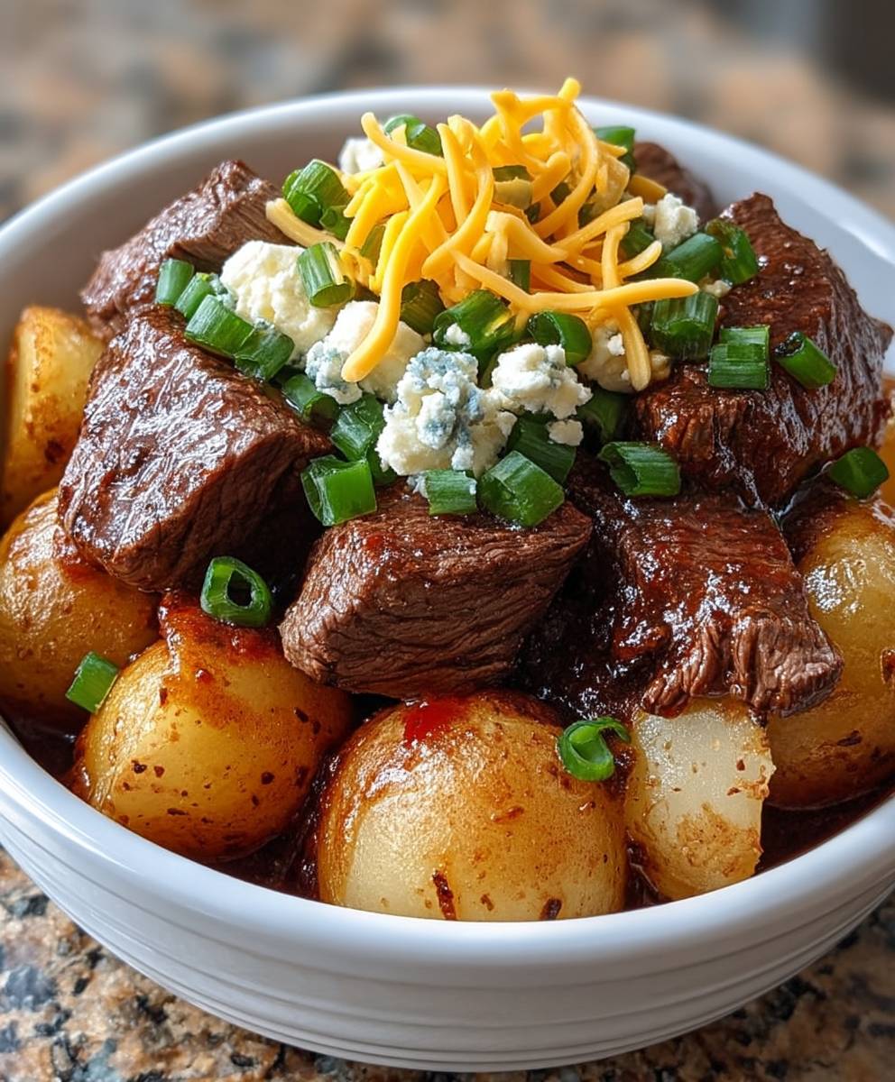 Loaded Steak Potato Bake