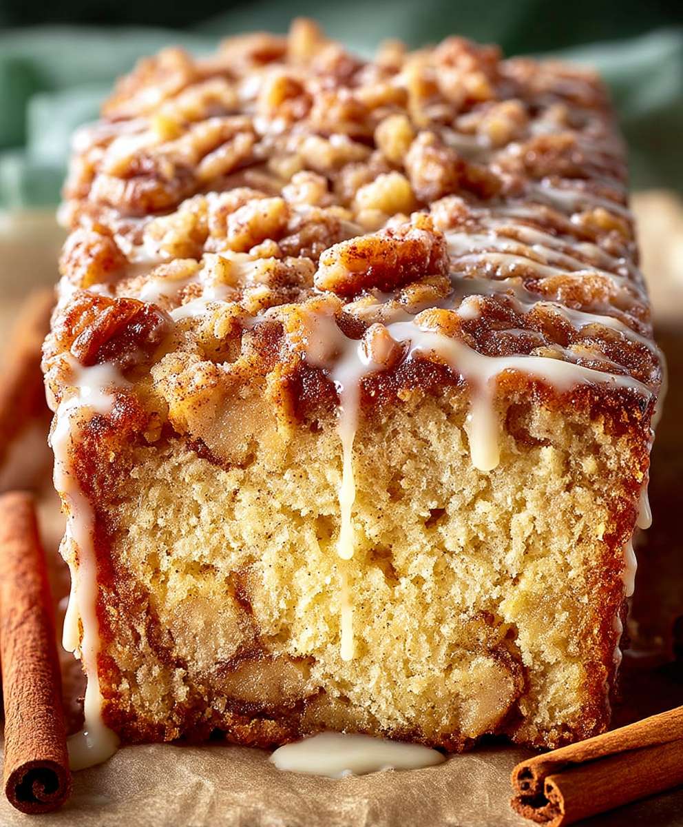 Cinnamon apple bread