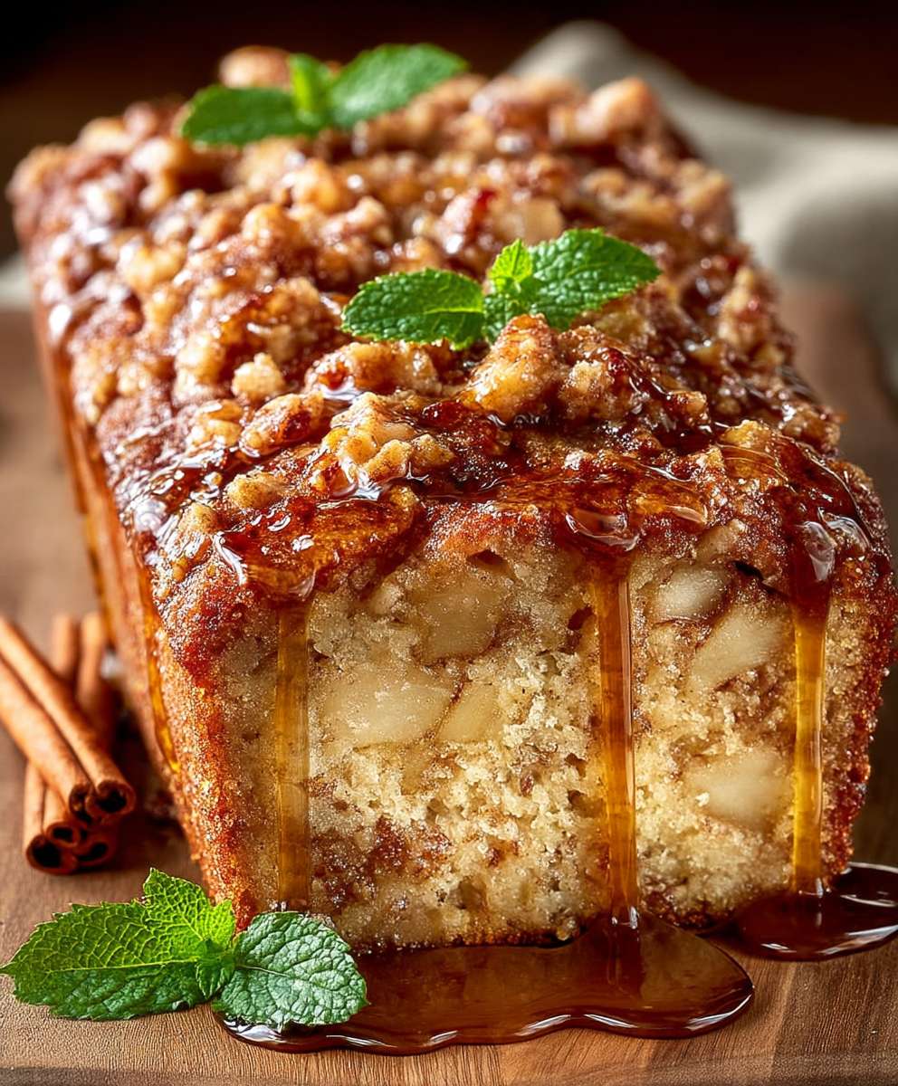 Cinnamon apple bread