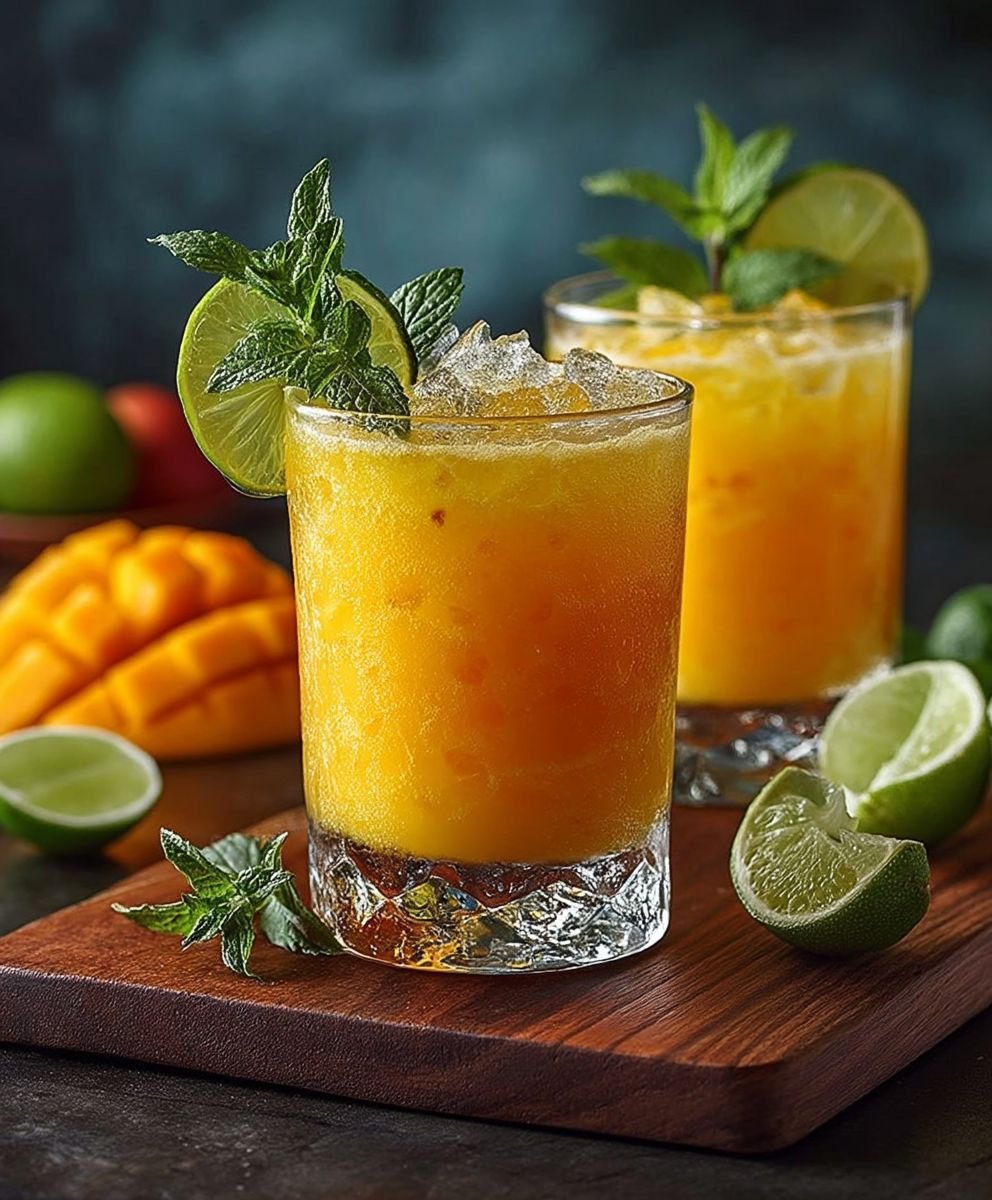 Mango Lime Mocktail Summer