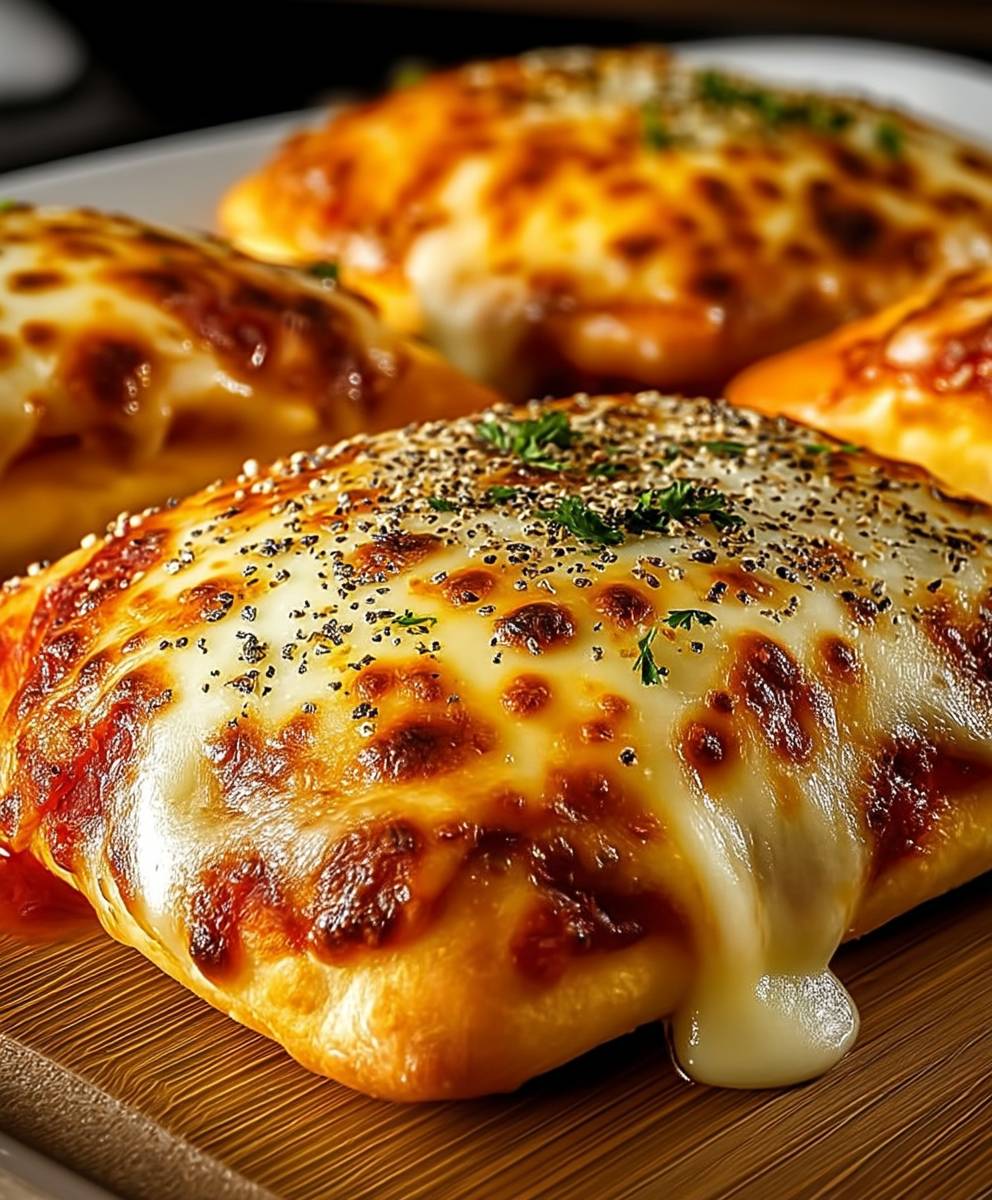 Cheesy Pizza Pockets