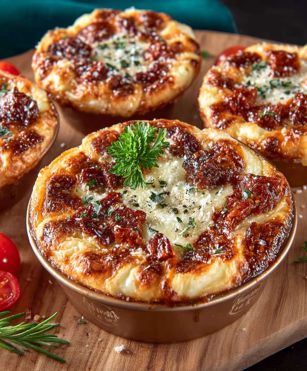 Pizza pot pies