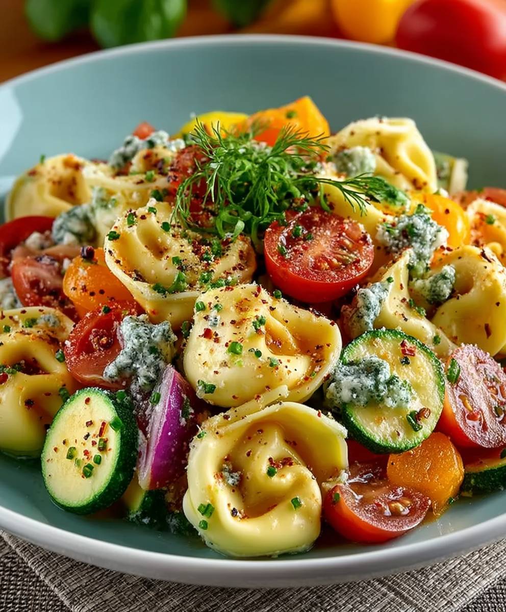 Tortellini summer veggies