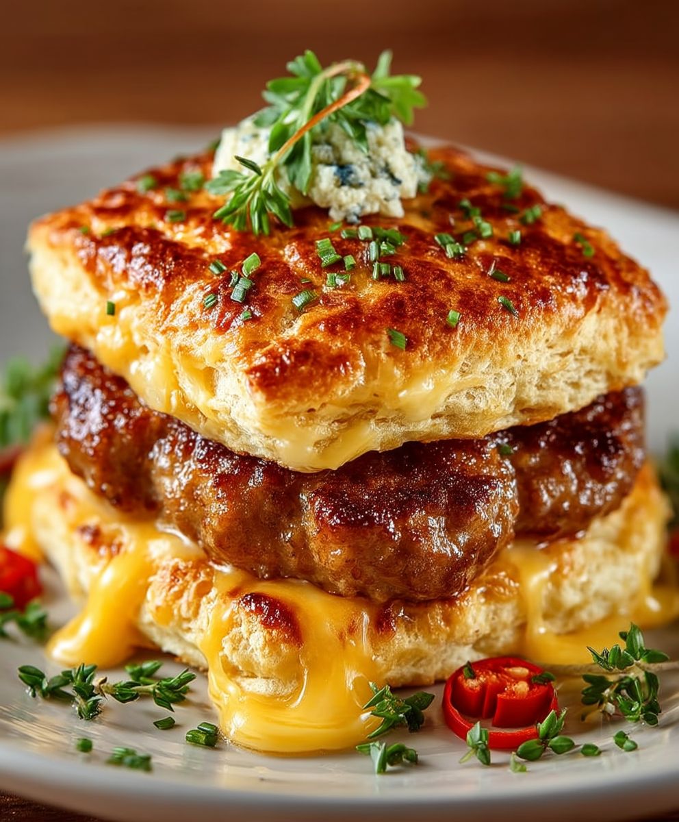 Sausage cheese biscuits