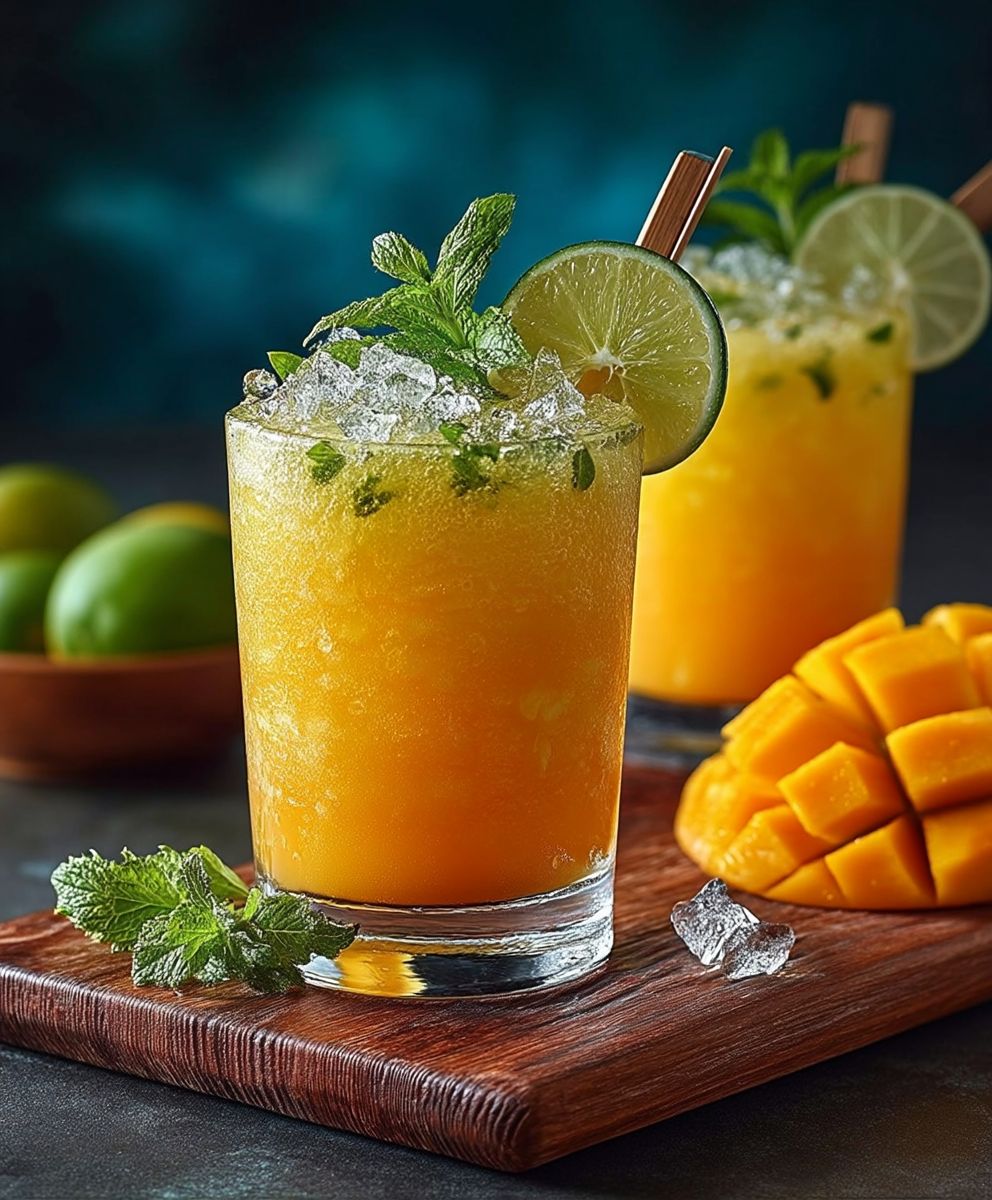 Mango Lime Mocktail Summer