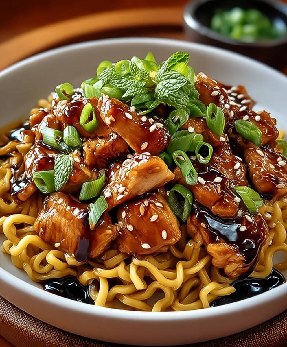 Chicken Teriyaki Noodles