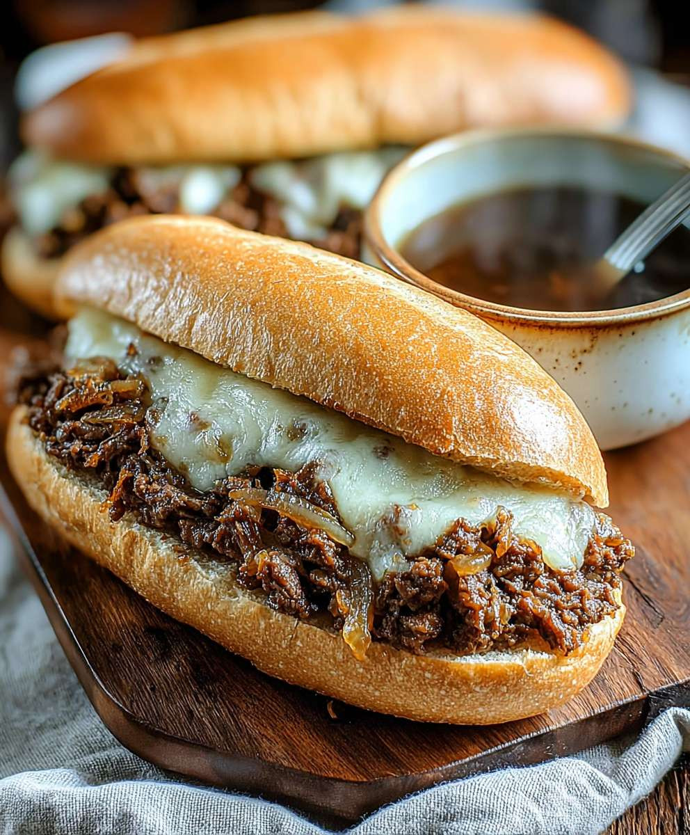 Ground Beef French Dip