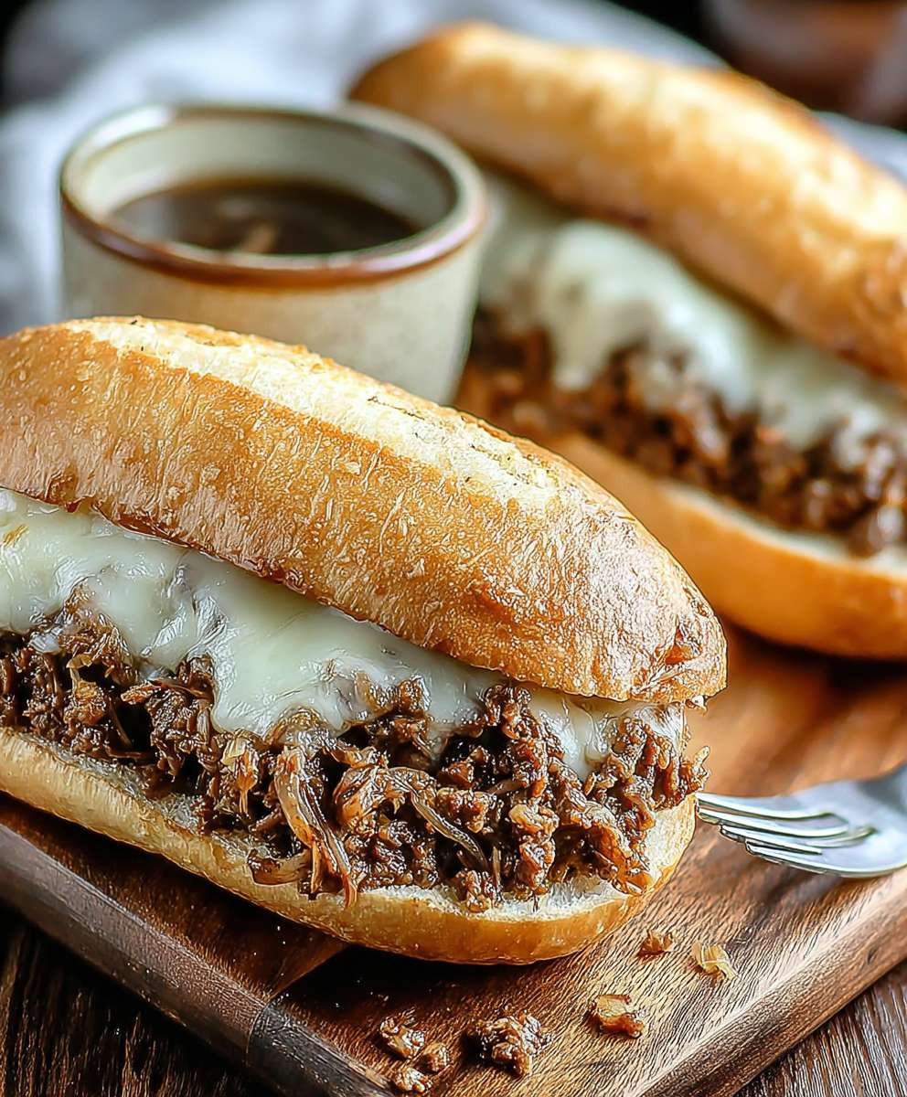 Ground Beef French Dip