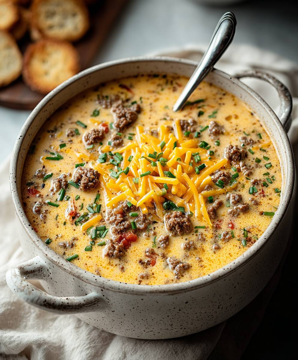 Cheeseburger Soup