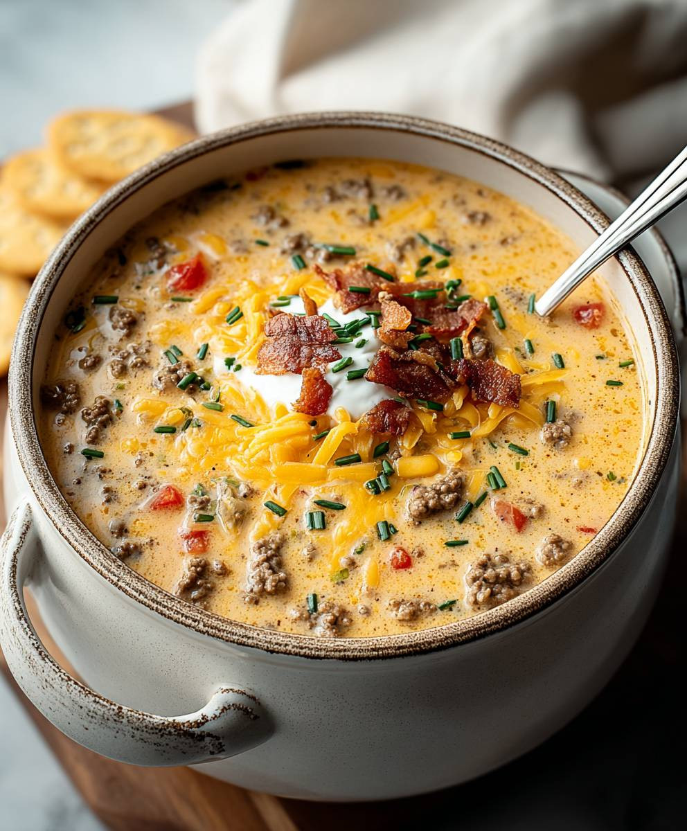 Cheeseburger Soup