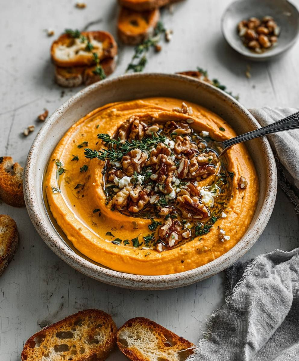 Pumpkin Whipped Feta Dip