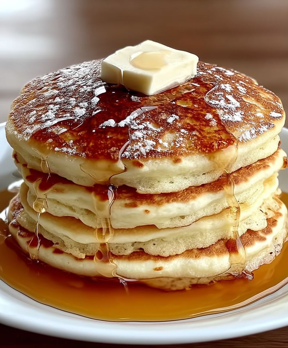Old Fashioned Pancakes Breakfast