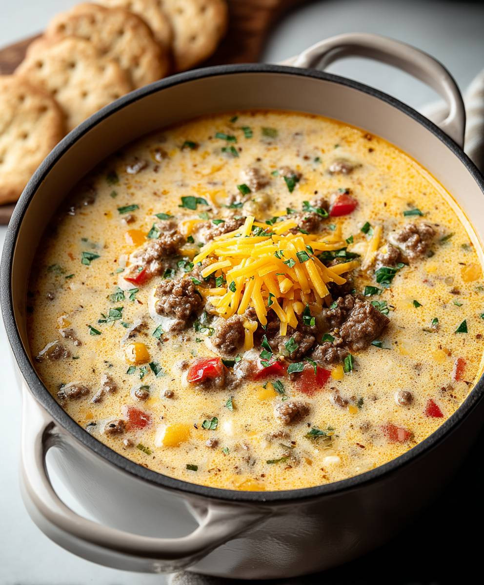 Cheeseburger Soup