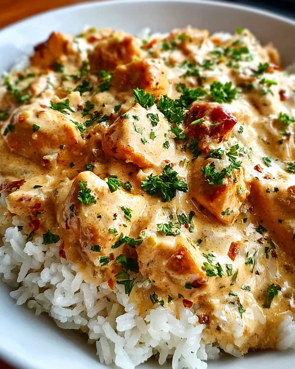 Creamy Smothered Chicken & Rice: Quick, Flavorful Meal