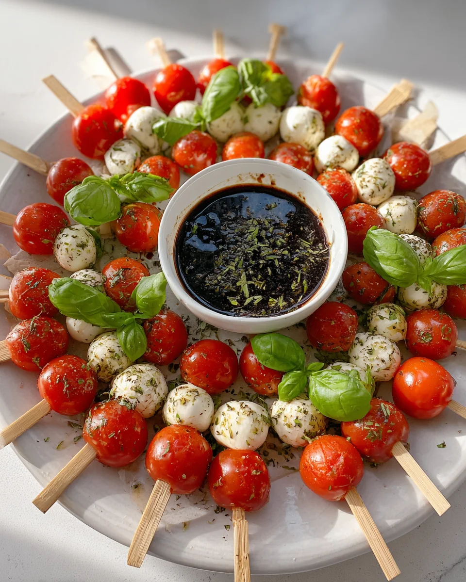 Easy Christmas Caprese Wreath - Festive & Fresh Appetizer