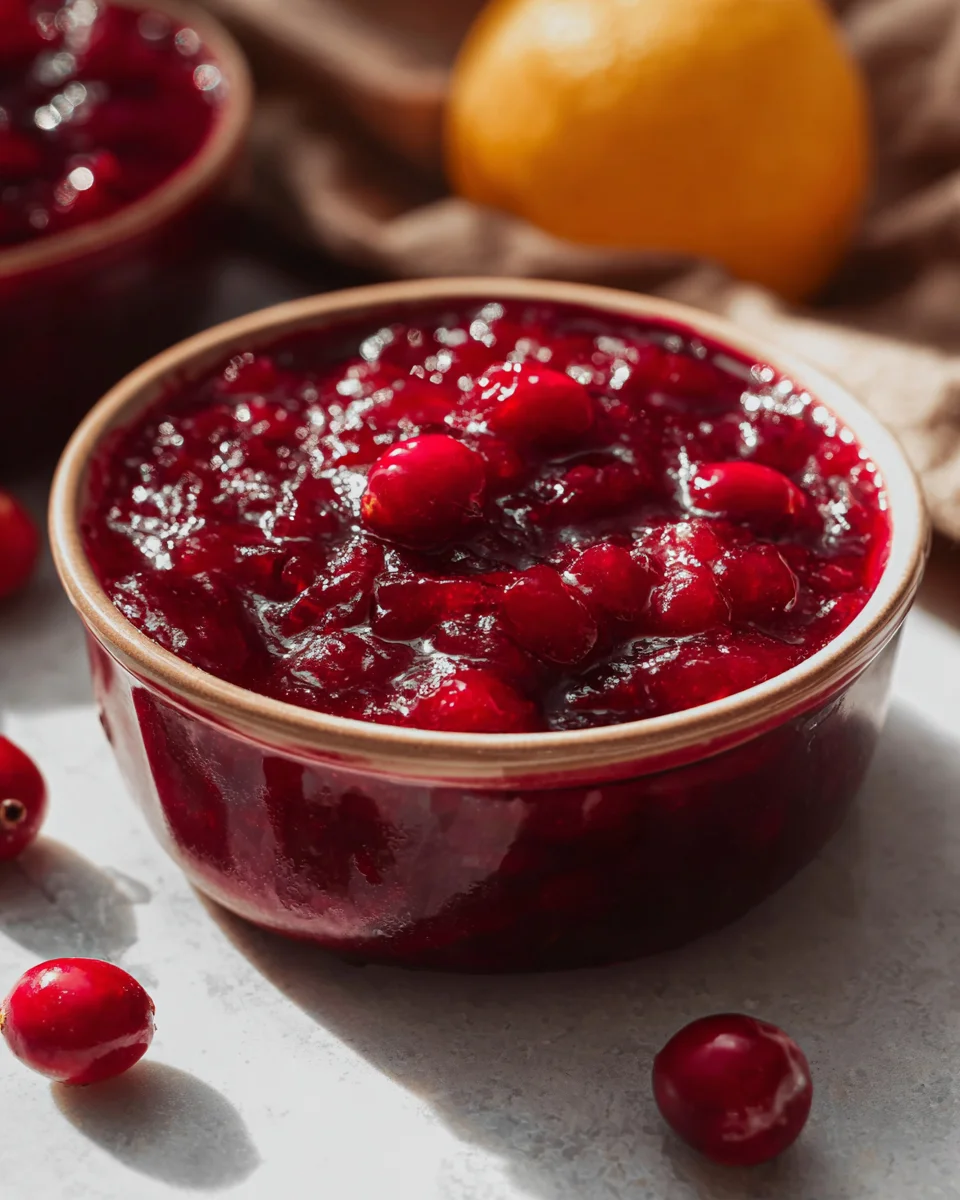 Homemade Classic Christmas Cranberry Sauce for the Holidays