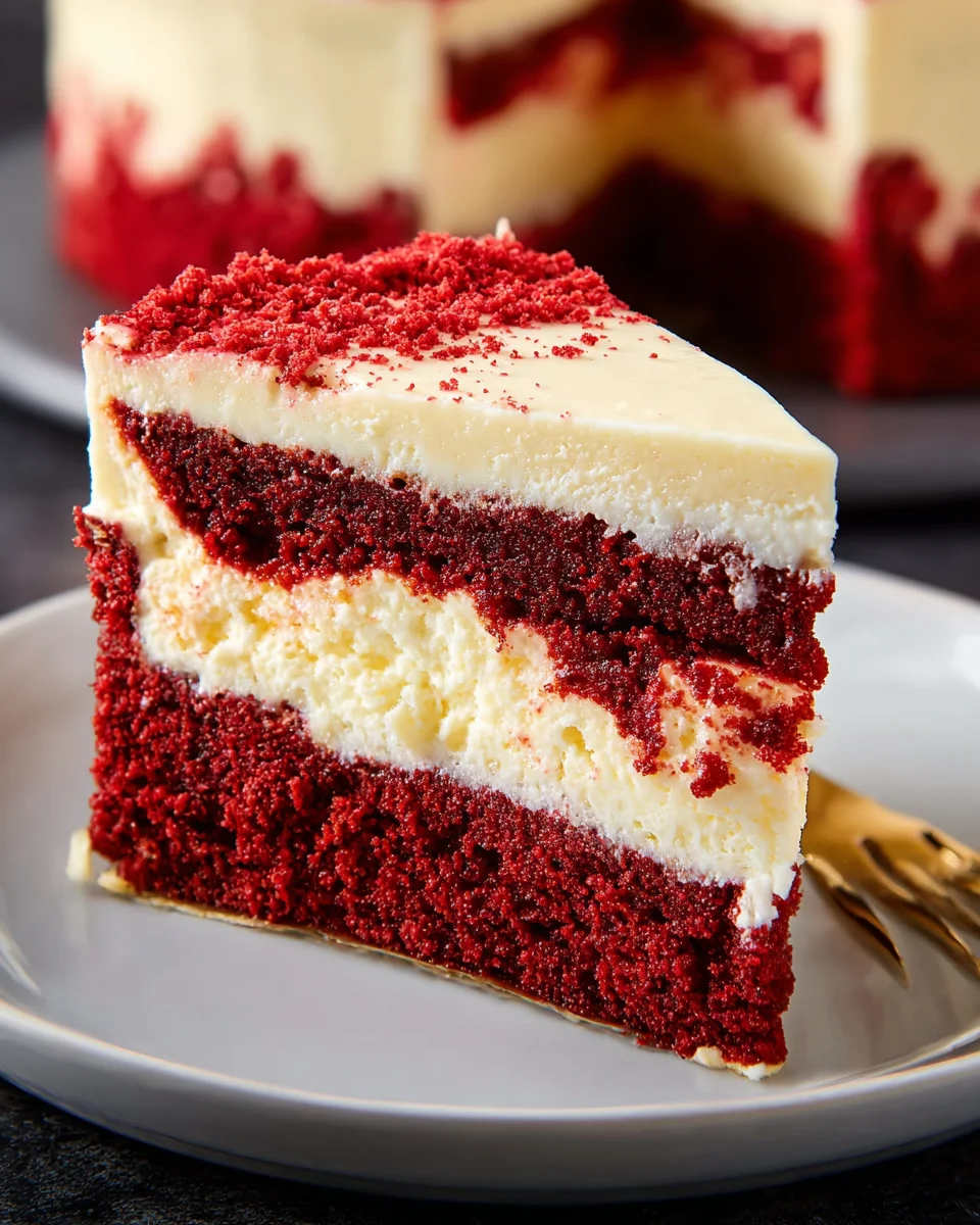 Christmas Red Velvet Cheesecake Recipe – Festive & Delicious
