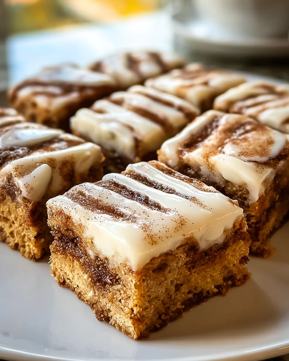 Cinnamon Roll Bliss Bars: Delicious Dessert Recipe!