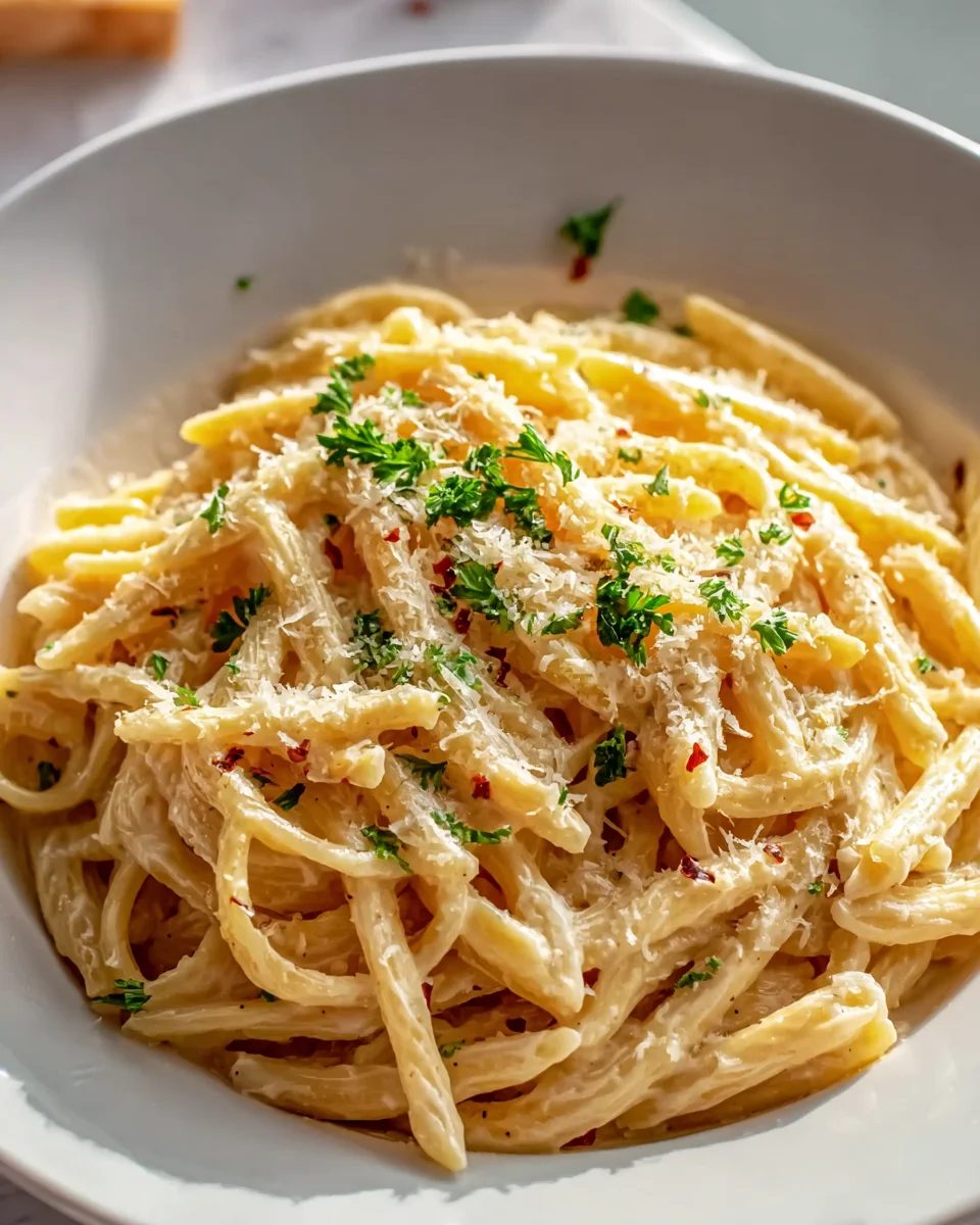 Creamy Garlic Pasta Perfection: Easy One Pot Dinner Recipe