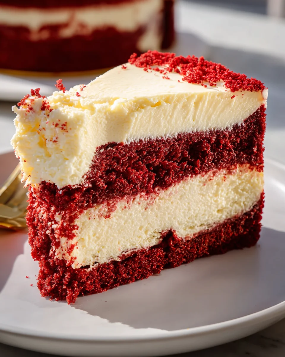 Christmas Red Velvet Cheesecake Recipe – Festive & Delicious