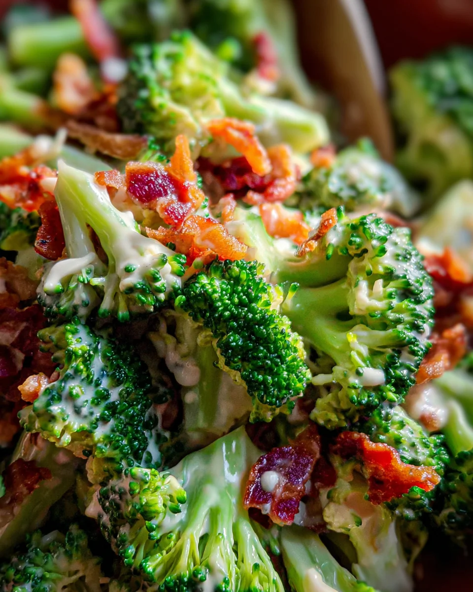 Delicious Broccoli Beef Bacon Salad - Quick Dinner Idea