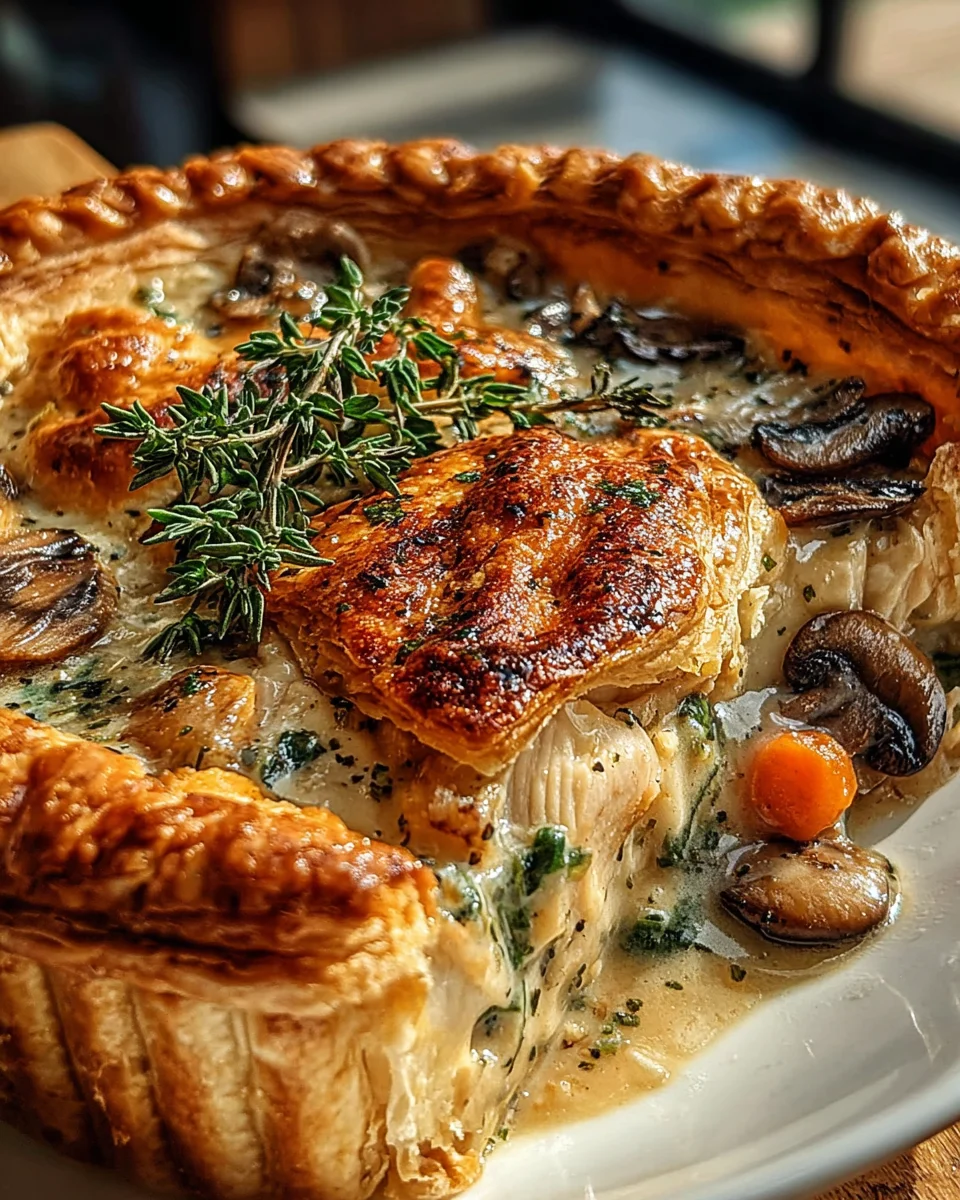 Cozy Chicken & Mushroom Pot Pie: Ultimate Comfort!