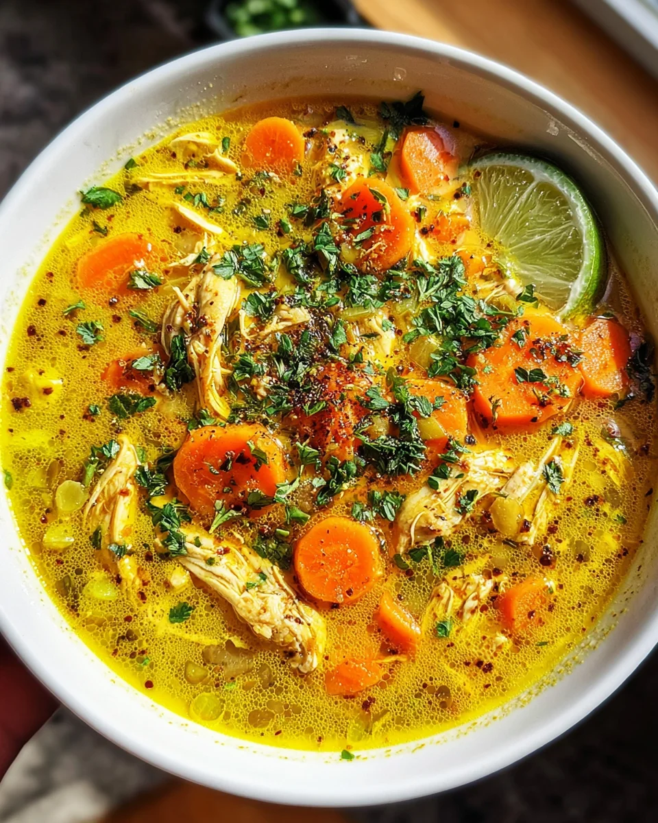Soothing Turmeric Chicken Soup: Anti-Inflammatory Recipe