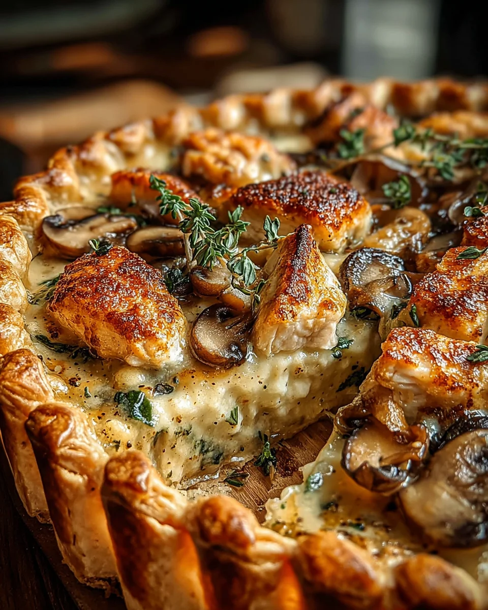 Cozy Chicken & Mushroom Pot Pie: Ultimate Comfort!