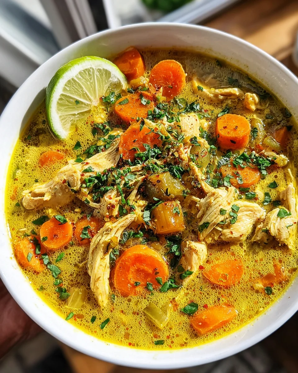 Soothing Turmeric Chicken Soup: Anti-Inflammatory Recipe