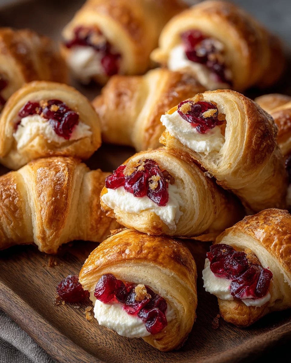 Cranberry Cream Cheese Crescent Bites: Easy Holiday Appetizer
