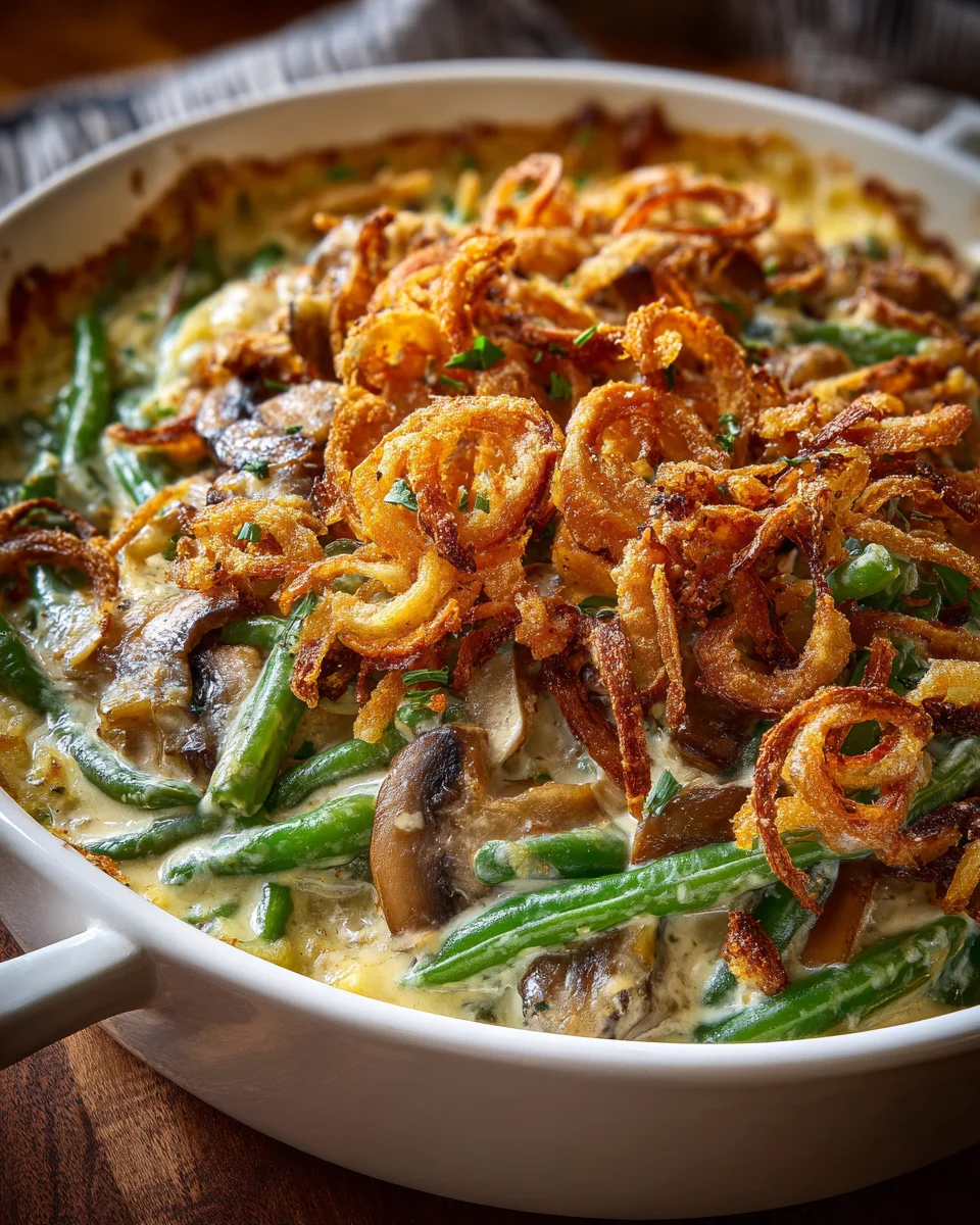 Classic Green Bean Casserole Recipe - Easy & Creamy!