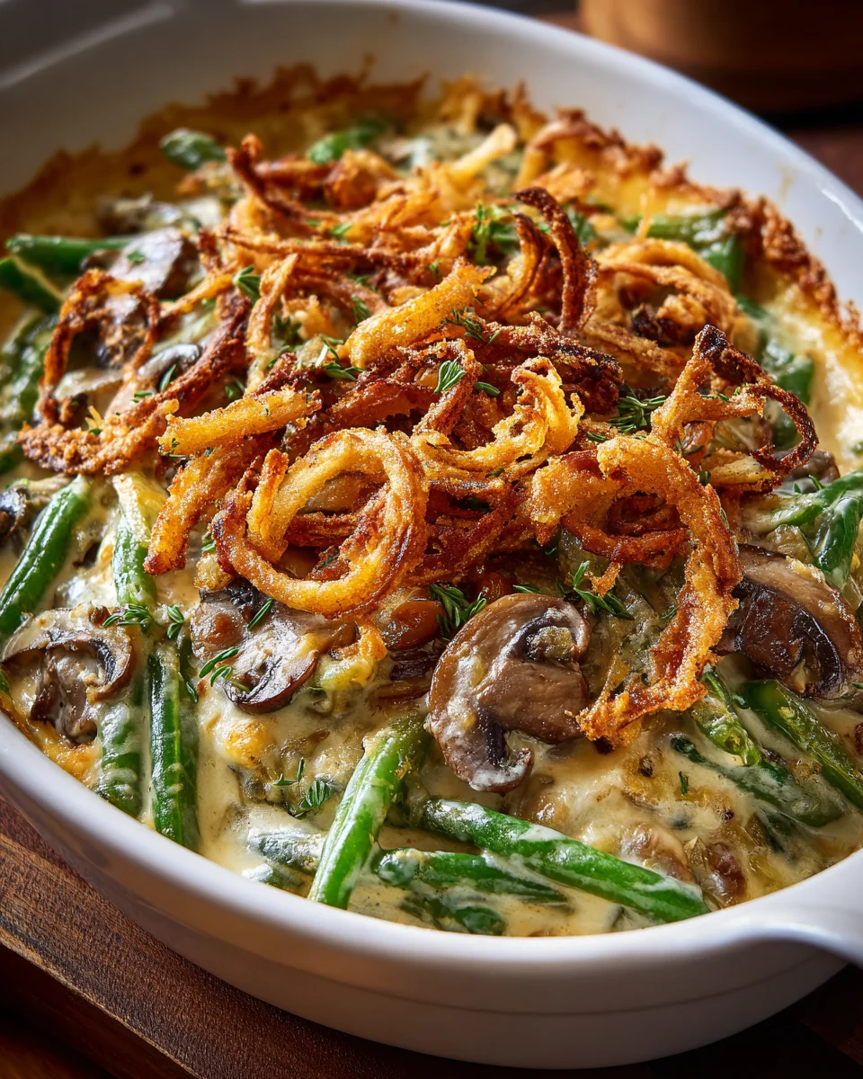 Classic Green Bean Casserole Recipe - Easy & Creamy!