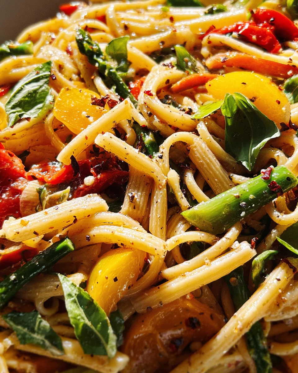Pasta Primavera: Fresh & Flavorful Spring Veggie Dish