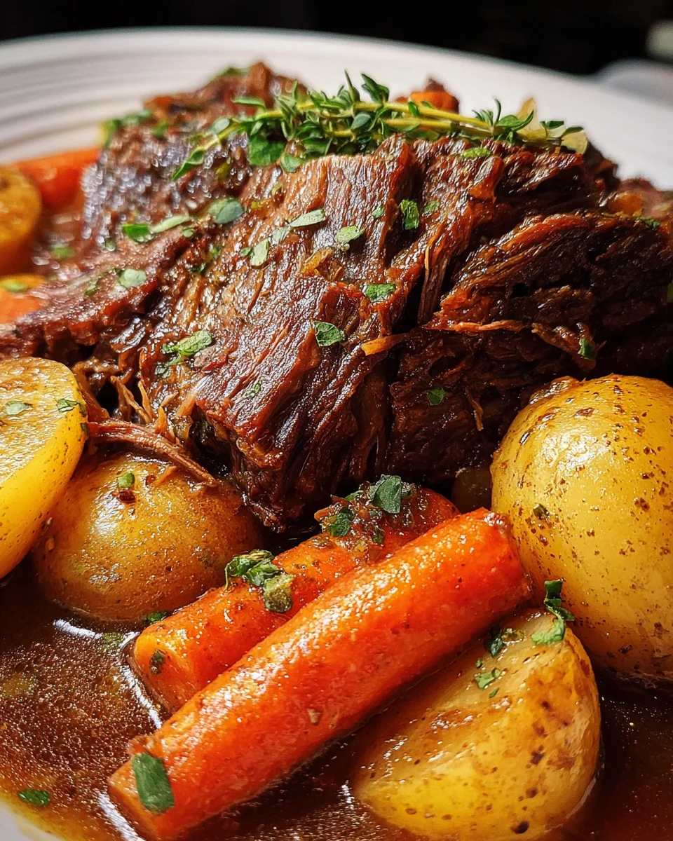 Ultimate Slow Cooker Pot Roast: Melt-in-Your-Mouth Beef