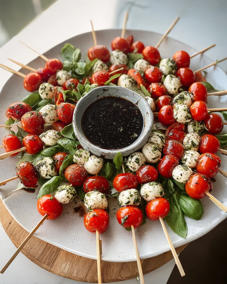 Easy Christmas Caprese Wreath - Festive & Fresh Appetizer