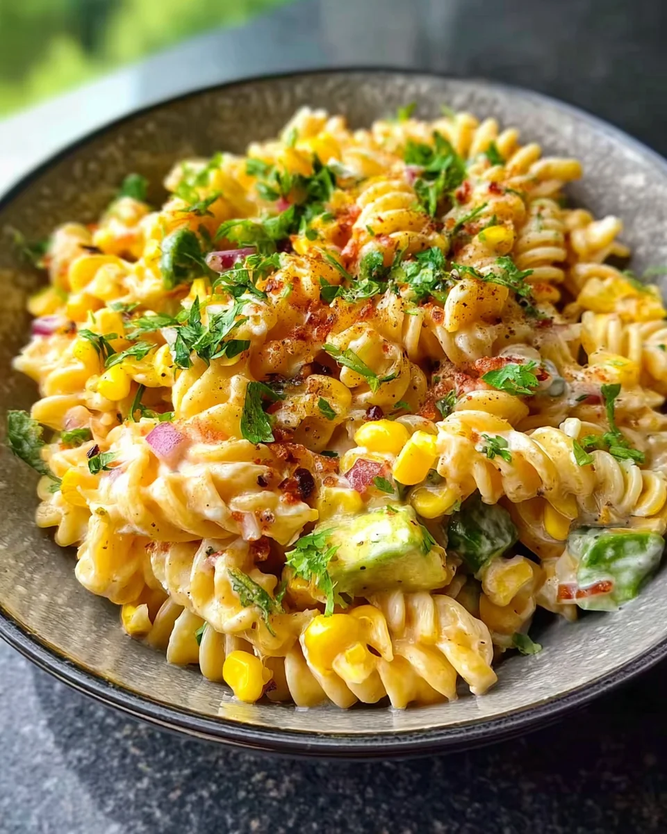 Perfect Mexican Street Corn Pasta Salad: Your New Favorite!