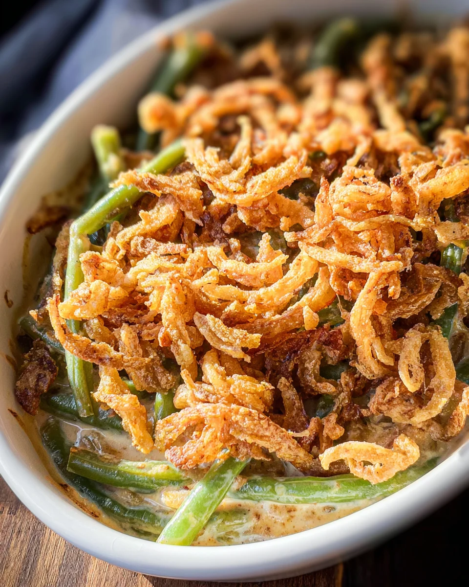 Ultimate Green Bean Casserole Recipe - Easy & Delicious!