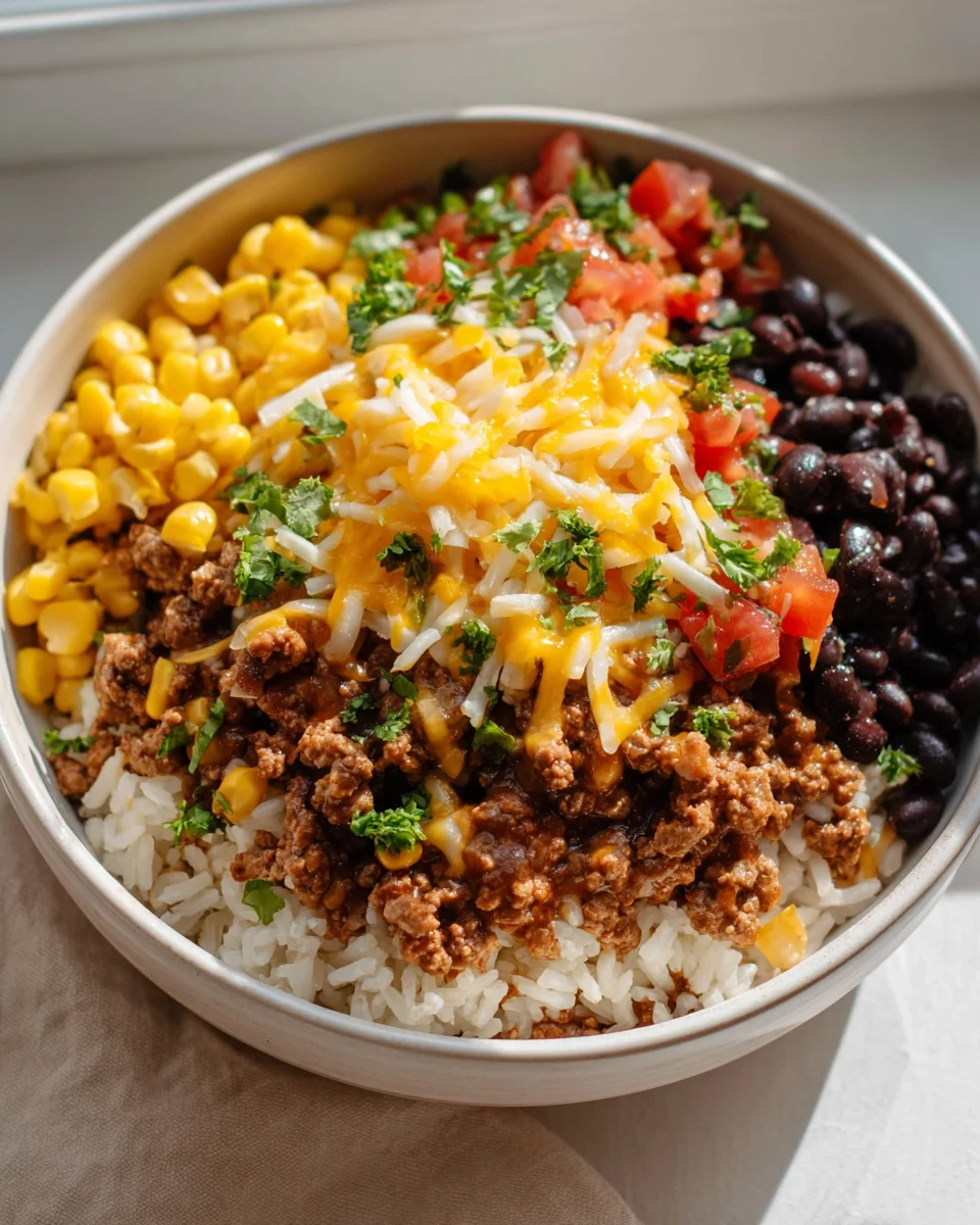 Delicious Ground Beef Burrito Bowl Recipe for Easy Meals