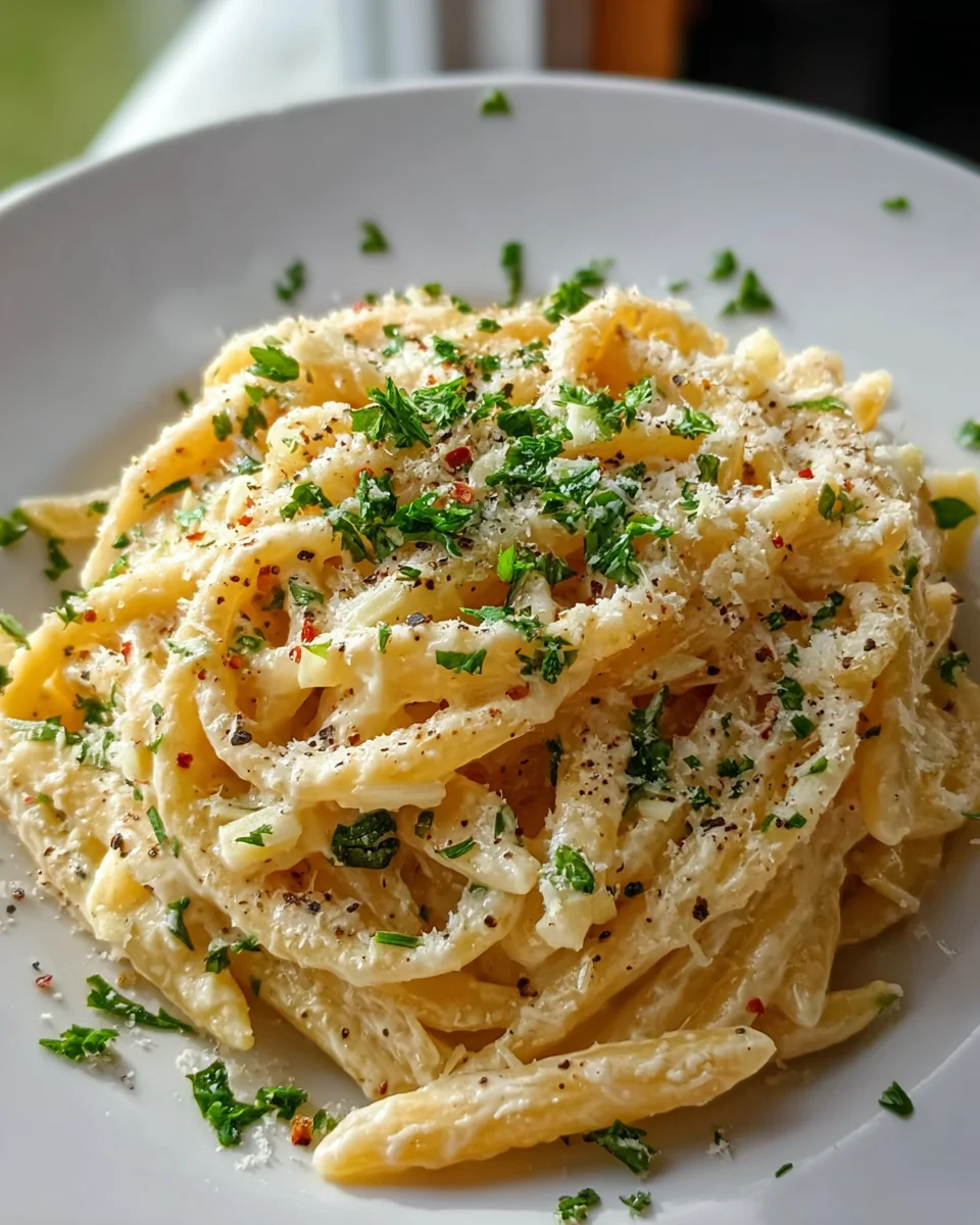 Creamy Garlic Pasta: Easy One Pot Dinner Recipe