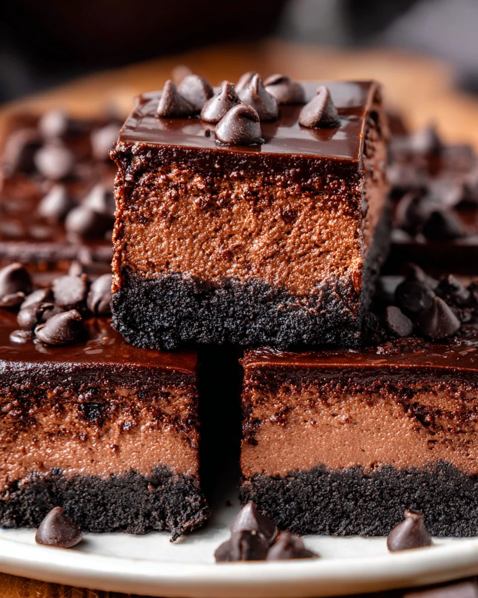 Chocolate Cheesecake Brownie Bars: Fudgy & Creamy Perfection!
