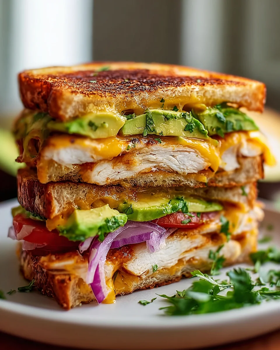 Delicious Chicken Avocado Melt Sandwich Recipe to Try Today!