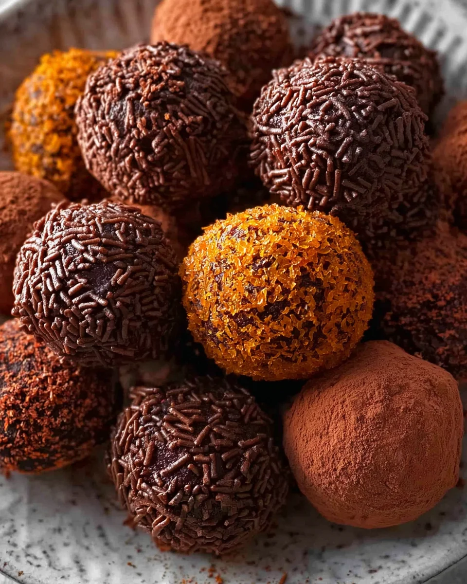 Irresistible Juicy Orange Chocolate Christmas Truffles