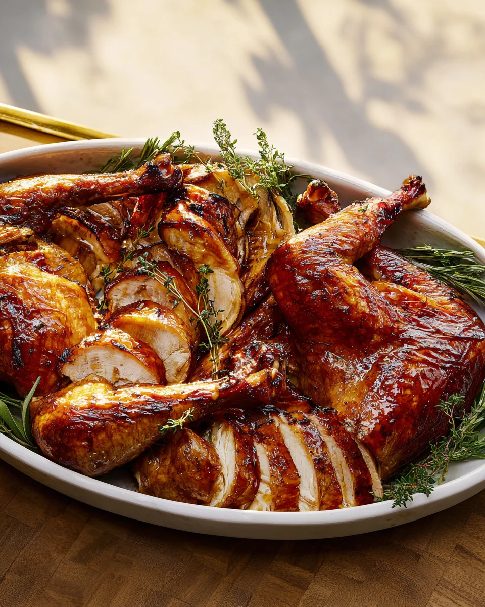 Maple Butter Glazed Turkey: Sweet & Savory Holiday Delight