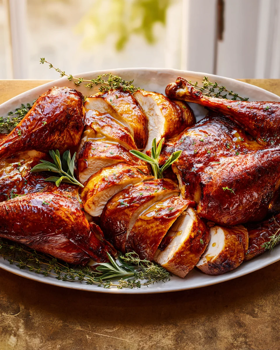 Maple Butter Glazed Turkey: Sweet & Savory Holiday Delight
